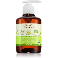 Green Pharmacy Green Tea Face Wash gel de curățare bl&acirc;nd pentru ten gras și mixt 270 ml