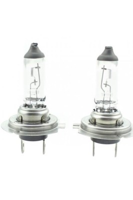 Set de 2 becuri halogen H7, 55W, intensitate +50% - durată lungă de viață foto
