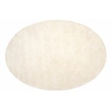 Covor Oval Premium, Handmade, India, Model DYWAN SIERRA IVORY, Bej, Crem, Marime 160 x 230 cm, Viscoza, Lucrat Manual, Living, Dormitor, Sufragerie, B