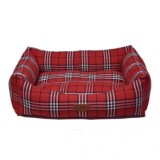 Culcus 4DOG Deluxe Danish, rosu, L, 78 x 60 x 22 cm,