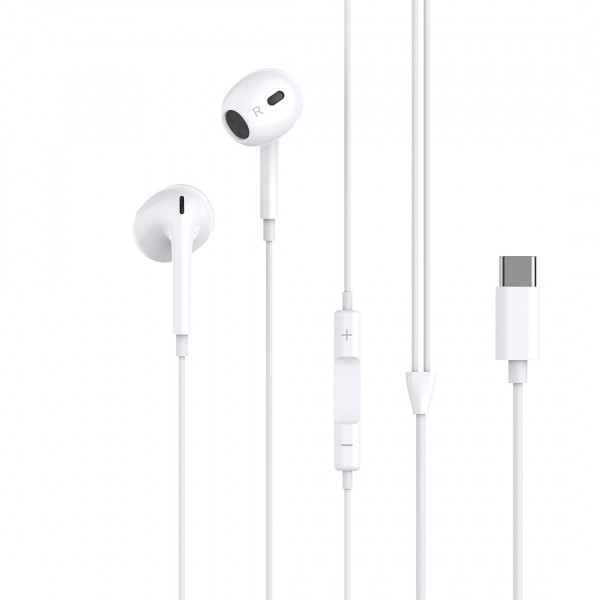 Handsfree USB-C XO Design EP74, Alb