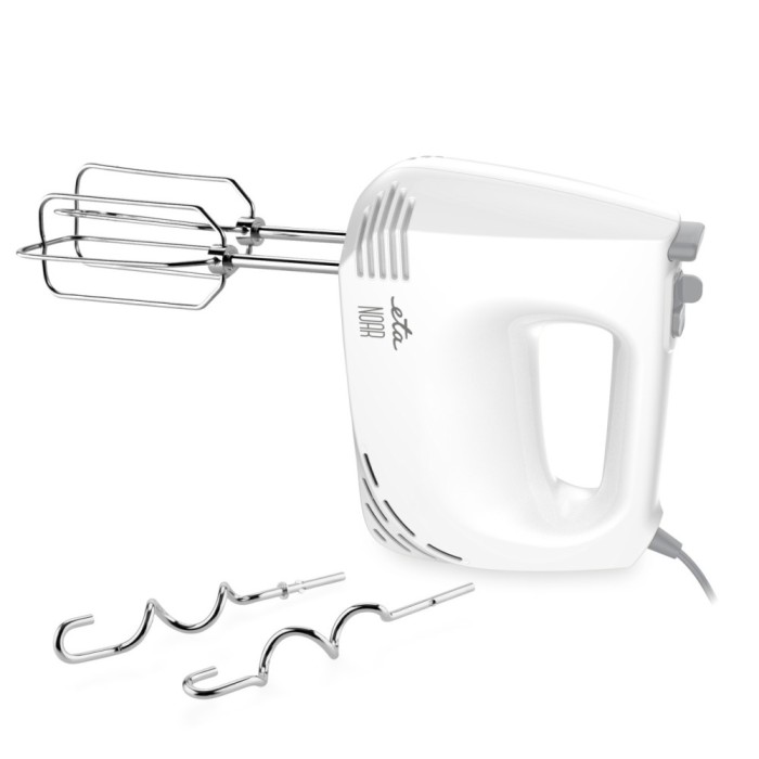 Mixer de mana ETA Noar II 2044 90000, 300 W, 5 viteze, functie TURBO, 2 carlige