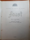 Program teatrul de operata si balet 1966 - faust de charles gounod