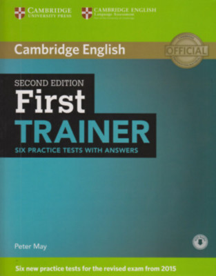 First Trainer - Six Practice Tests + Keys + Audio - Peter May foto