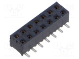 Conector şiruri pini mamă 14 PIN 2mm aurit SMT SAMTEC