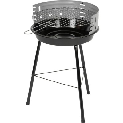 Gratar gradina cu carbuni, grill rotund, 33.5 cm, 38x38x55 cm, Fabio foto