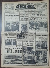 Ziarul Ordinea nr.2107/1939 foto