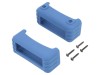 Protector siliconic TAKACHI TWSC9-4N, Cauciuc termoplastic, Albastru, Accesoriu carcase, Set 2 buc.
