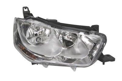 Far Citroen C-Elysee, 11.2012-01.2017, partea Dreapta, electric, cu lumini de zi, tip bec H1+H7; fara motoras, Depo foto