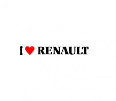 Sticker I Love Renault foto