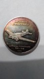 Cumpara ieftin MEDALIE LUFTHANSA JUNKERS JU 52 -SERVICIILE LINIE LUFTHANSA 1932 -1945 ARGINT