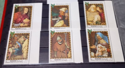 MANAMA 1969 BRUEGEL - SERIE COMPLETĂ NEŞTAMPILATĂ MNH foto