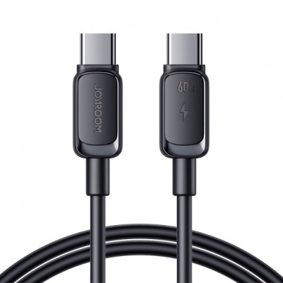 Cablu Date si Incarcare USB-C - USB-C Joyroom A14, 60W, 1.2m, Negru foto