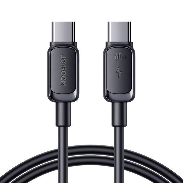 Cablu Date si Incarcare USB-C - USB-C Joyroom A14, 60W, 1.2m, Negru