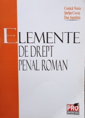 Costica Voicu - Elemente de drept penal roman (Editia: 2007) foto
