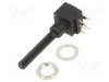 Potențiometru axial 100k&Omega; 200mW THT 6mm plastic mono cărbune PIHER