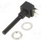 Potențiometru axial 100k&Omega; 200mW THT 6mm plastic mono cărbune PIHER