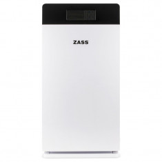 Purificator de aer multifunctional Zass, 73 W, 40 mp, filtru HEPA, LED, 3 moduri functionare, functie sleep