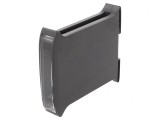 Carcasă DIN gri &icirc;nchis 101x22.5x119mm