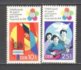 D.D.R.1973 Fesival mondial al tineretului si studentilor Berlin SD.370, Nestampilat