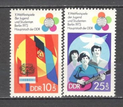 D.D.R.1973 Fesival mondial al tineretului si studentilor Berlin SD.370 foto