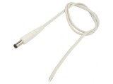 Cablu Alimentare DC Alb 0,5m 5,5/2,5, WEST POL