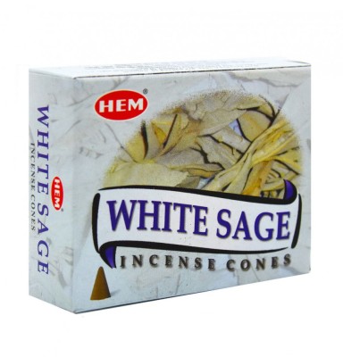 Conuri parfumate HEM WHITE SAGE 10 Bucati foto