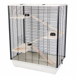 Cușcă pentru rozătoare Diego + lemn 78 x 48 x 97 cm, INTER-ZOO Pet Products