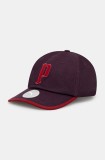 Puma șapcă de baseball din bumbac Play Paris Retro Club culoarea violet, cu imprimeu, 025512