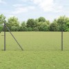 &Icirc;mprejmuire Hexagonală Gri 1.4x25 m Oțel