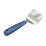Furculita apicola pentru descapacit din inox, cu maner din plastic, 190 mm