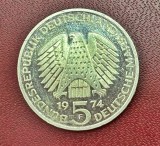 Moneda argint 5 mărci germane comemorativa (perioada &#039;52-&#039;79) - comanda minima 3 monede, Europa