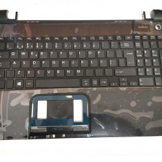 Carcasa superioara palmrest cu tastatura Laptop, Toshiba, Satellite L50-B, L50D-B, L50T-B, layout portughez, refurbished