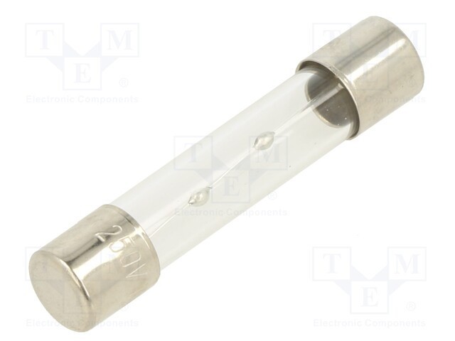 Siguranta fuzibila lenta, 10A, tensiune 250V AC, 6,3x32mm, OPTIFUSE - TSA-10A