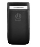 Husa Bugatti Sony Xperia Z ( Apple,BlackBerry,HTC,LG,Samsung,Nokia,Motorola), Negru, Cu snur, Piele