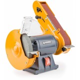 Polizor de banc cu piatra si banda abraziva smirghel, 1850 W, 2950 rpm, Powermat