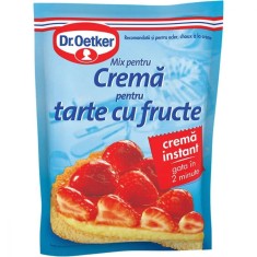 Praf Crema Tarte cu Fructe Dr. Oetker, 55 g, Aroma Vanilie, Praf Crema Tarta Dr. Oetker, Mix Creme Tarte cu Fructe Dr Oetker, Dr. Oetker Amestec Crema foto