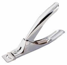 Cleste unghii cu gel/acril, otel, 15 cm, argintiu foto