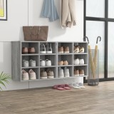 vidaXL Pantofare, 2 buc., gri sonoma, 52,5x30x50 cm