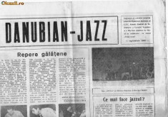 Danubian Jazz, ziar 4 pagini septembrie 1989 foto
