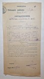 Citațiune Tribunalul Ilfov 1920 &ndash; timbru fiscal 5 lei, proces civil interbelic