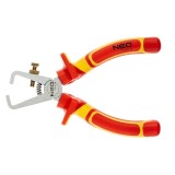 Cleste pentru dezizolat VDE 160mm (6 "), CrV NEO TOOLS 01-229 HardWork ToolsRange