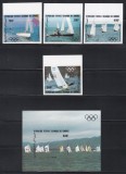 Comore 1983 - Anul preolimpic, Serie NDT + Colita NDT + 4 Colite DE LUX NDT, SET COMPLET, F.RARE, 4 POZE, MNH
