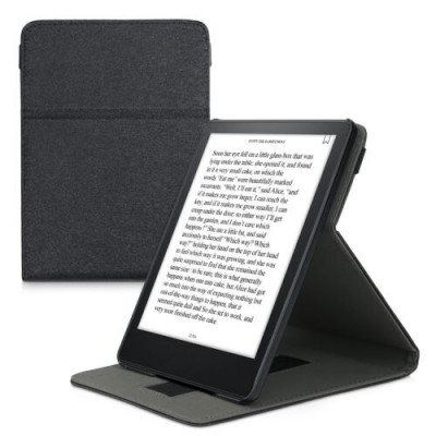 Husa pentru Kindle Paperwhite 11, Piele ecologica, Gri, Kwmobile, 56263.01 foto