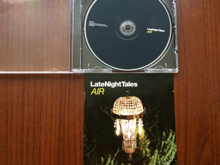 air latenighttales late night tales cd disc muzica electronic downtempo pop VG+