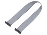 Cablu panglică cu conectori IDC - 20 pini, 304.8mm, Gri