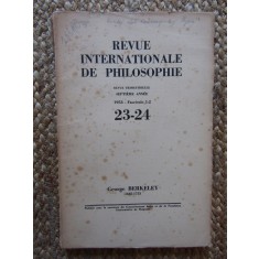 Revue Internationale de Philosophie 1953 FASCICULE 1-2 / 23-24
