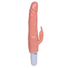 VIBRATOR IEPURAS CU STIMULARE CLITORIS foto