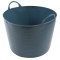 Galeata flexibila, albastru, cu manere, 42L