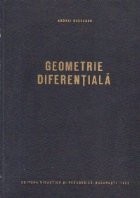 Geometrie Diferentiala foto